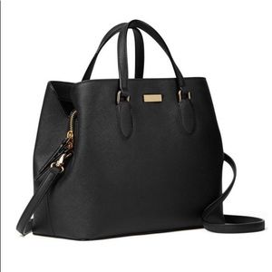 Kate Spade Black Laurel Way Evangelie Satchel